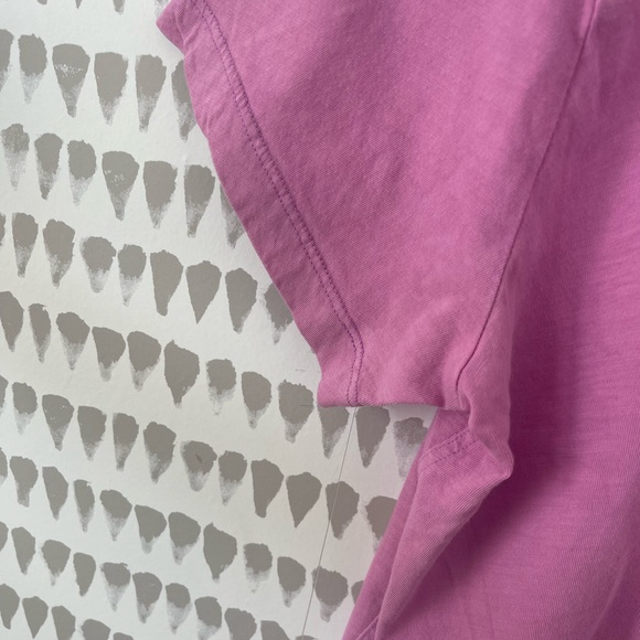 Athleta pink cropped tee - size large - Picture 3 of 5
